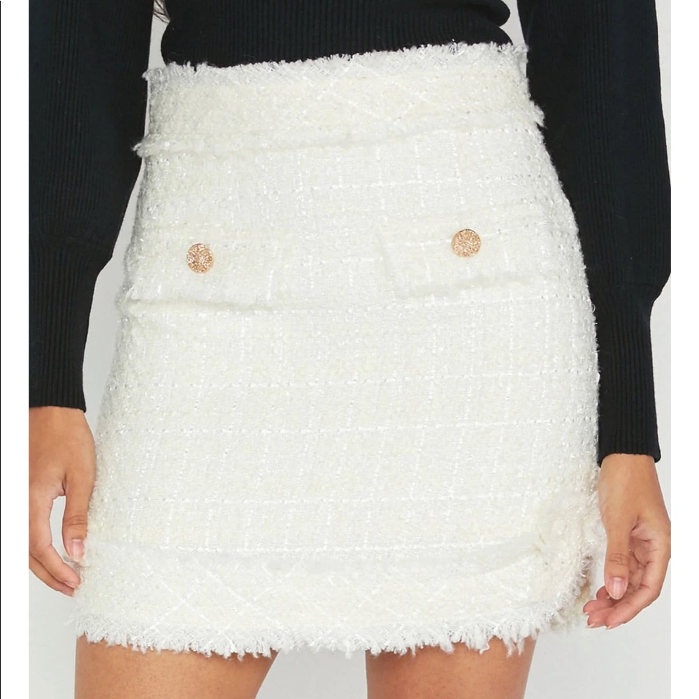 New with tags! Tweed mini skirt.